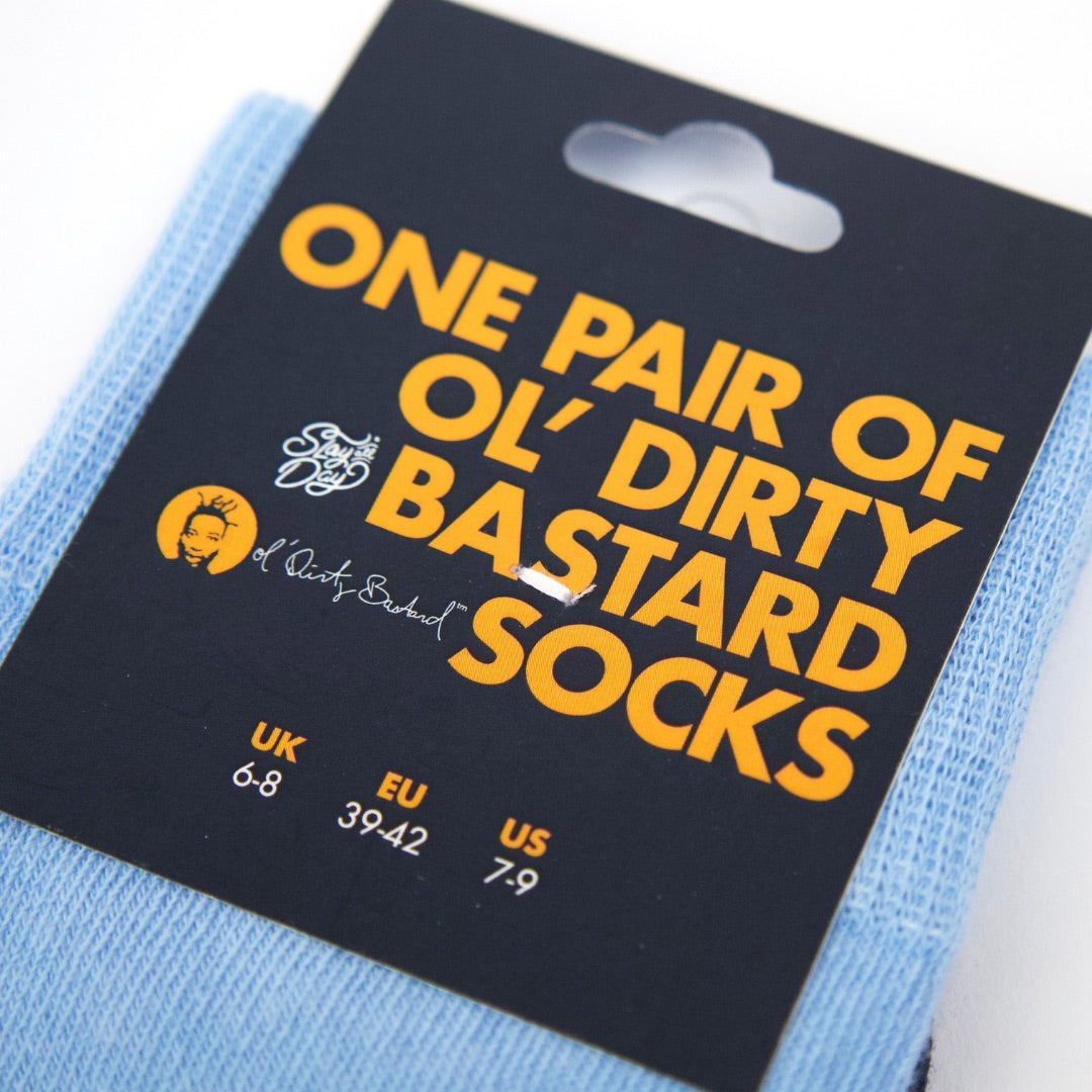 Ol' Dirty Bastard - Premium Blue Dress Socks