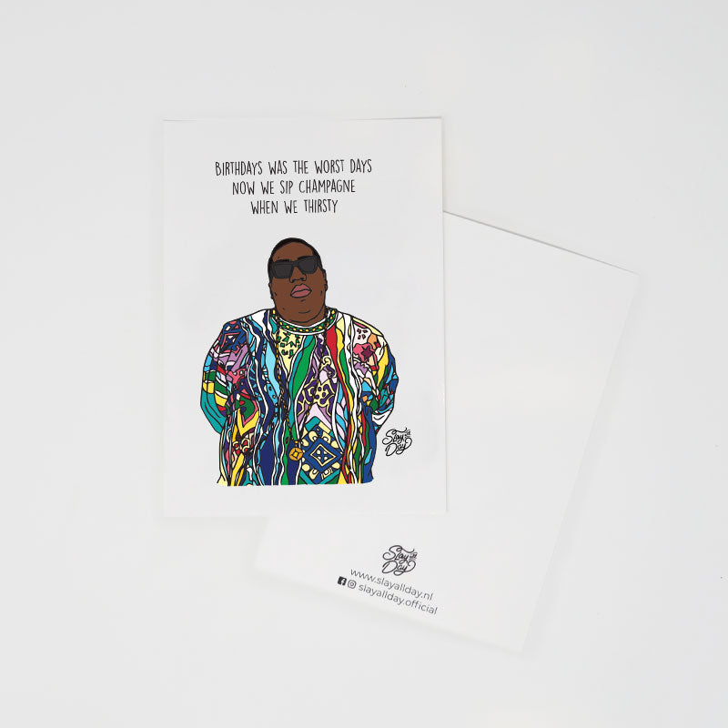 Notorious B.I.G. - postcard